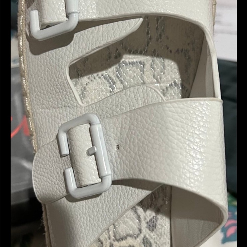 White  Women's Espadrille Sandals